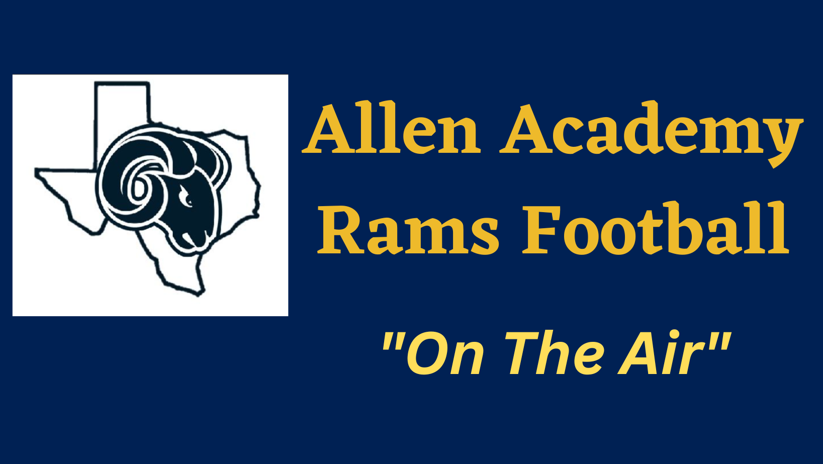 Allen Academy Rams Football